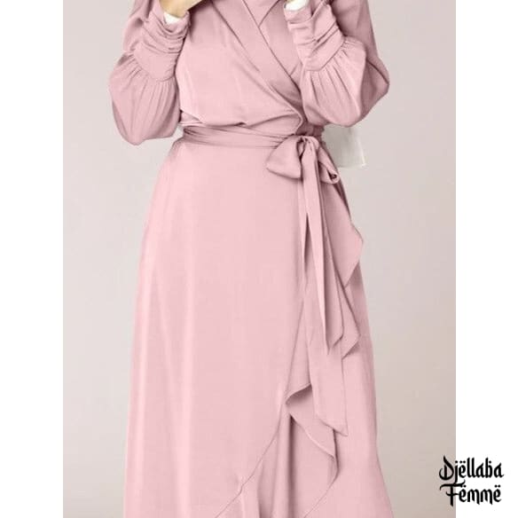 Abaya femme Dubaï rose