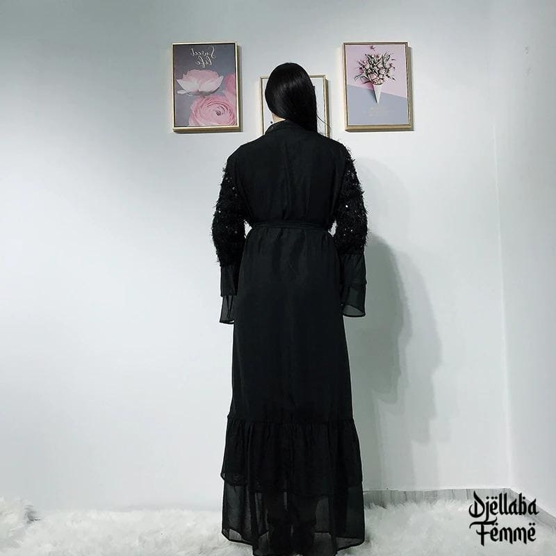 Abaya femme ébène