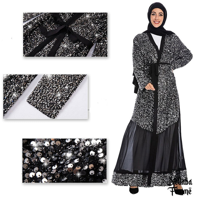 Abaya femme noir