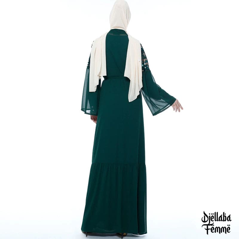 Abaya femme vert