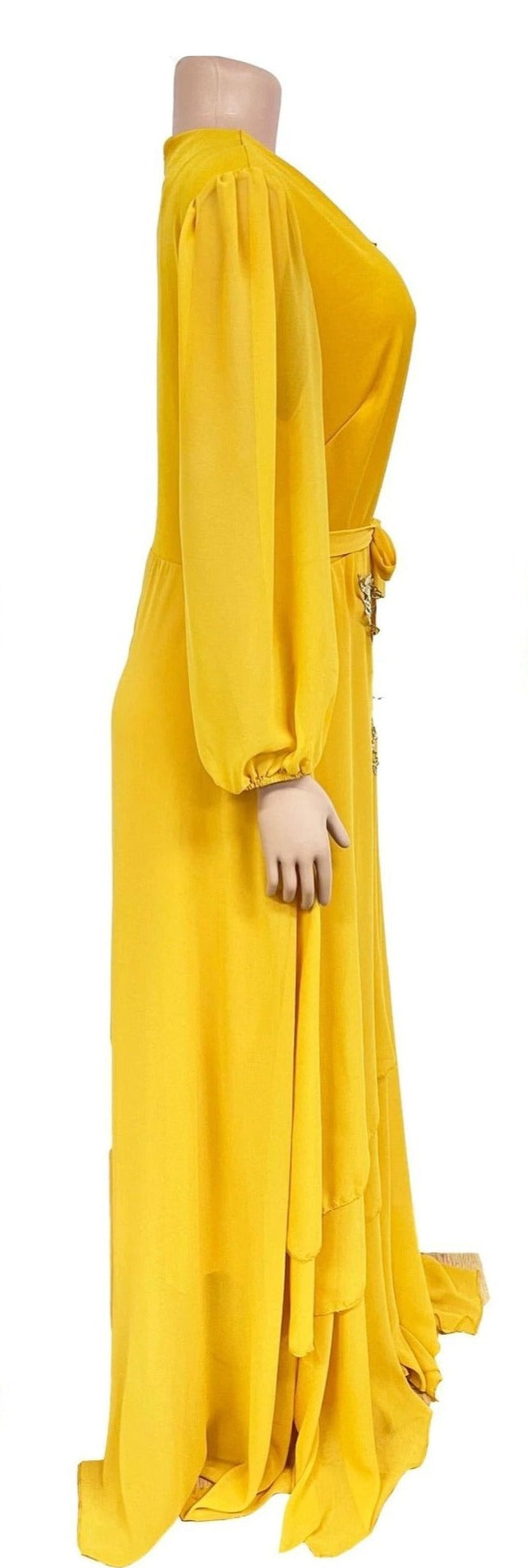 Djellaba Femme jaune
