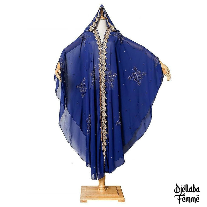 Caftan marocain bleu