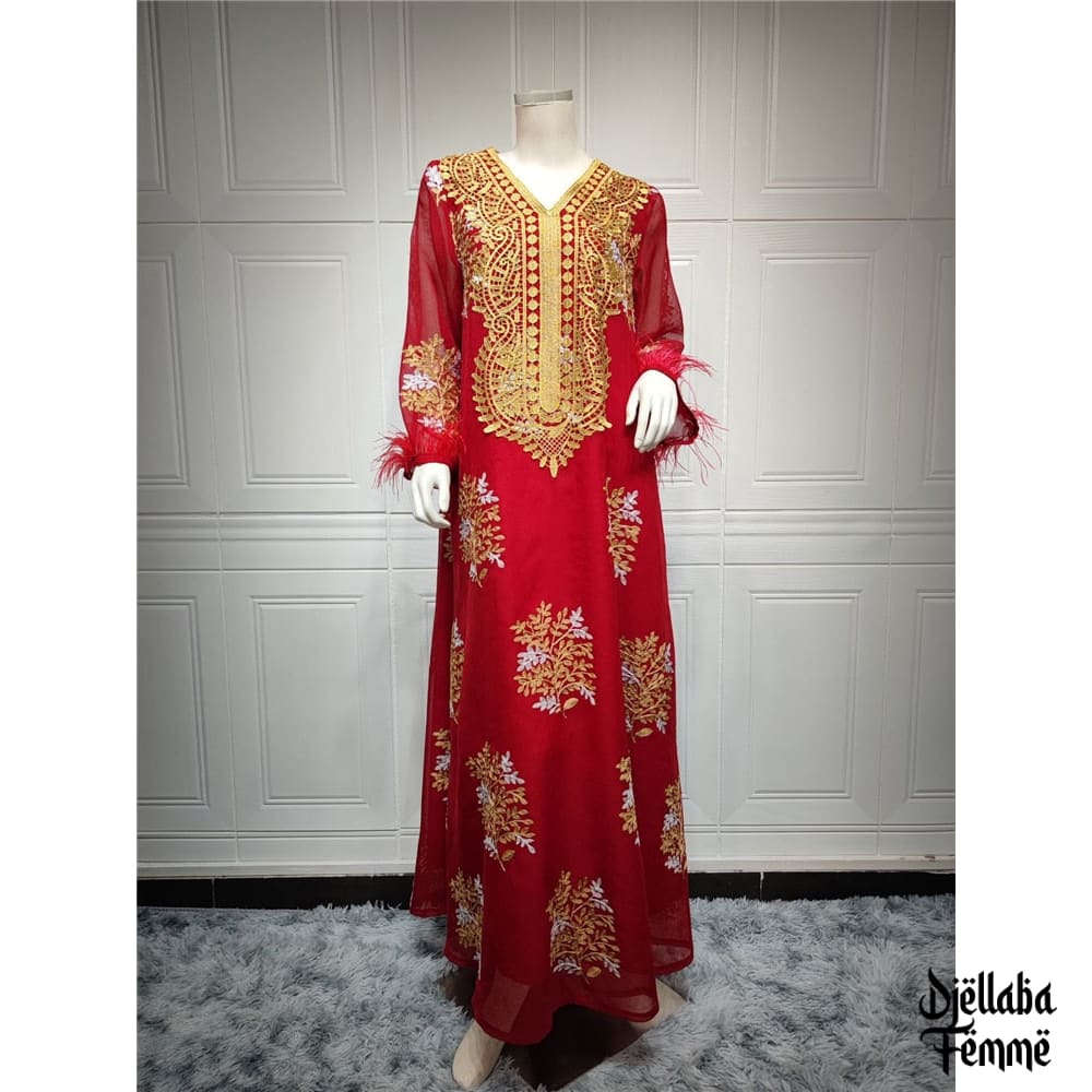 Djellaba femme rouge Djellaba Femme