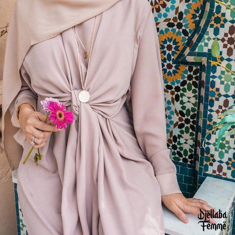 Djellaba Femme turc rose