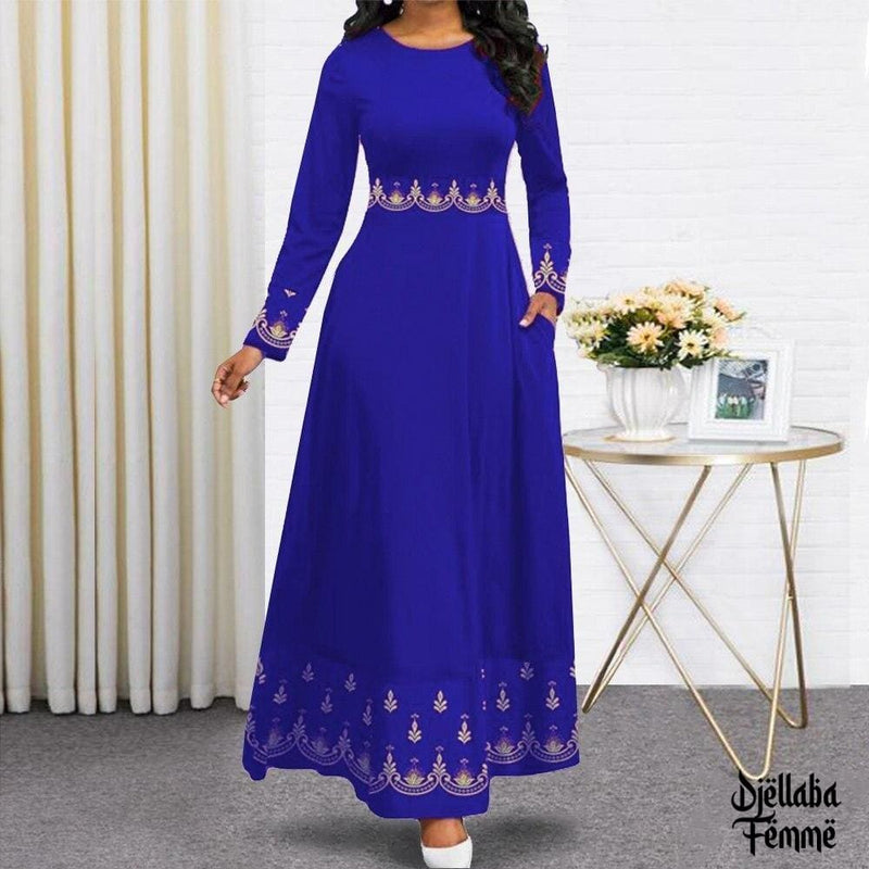 Djellaba pour femme Paris bleue