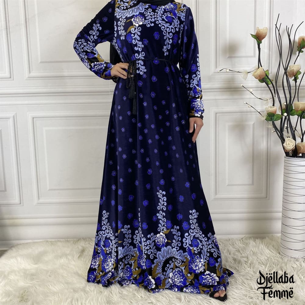 Djellaba velours online femme