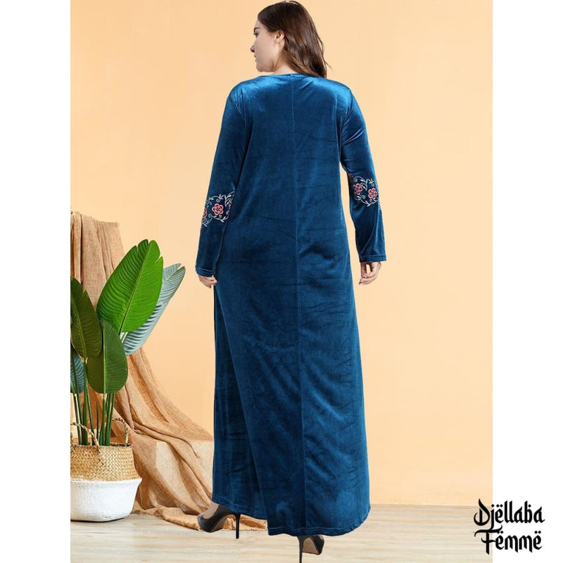 Djellaba shop velours femme