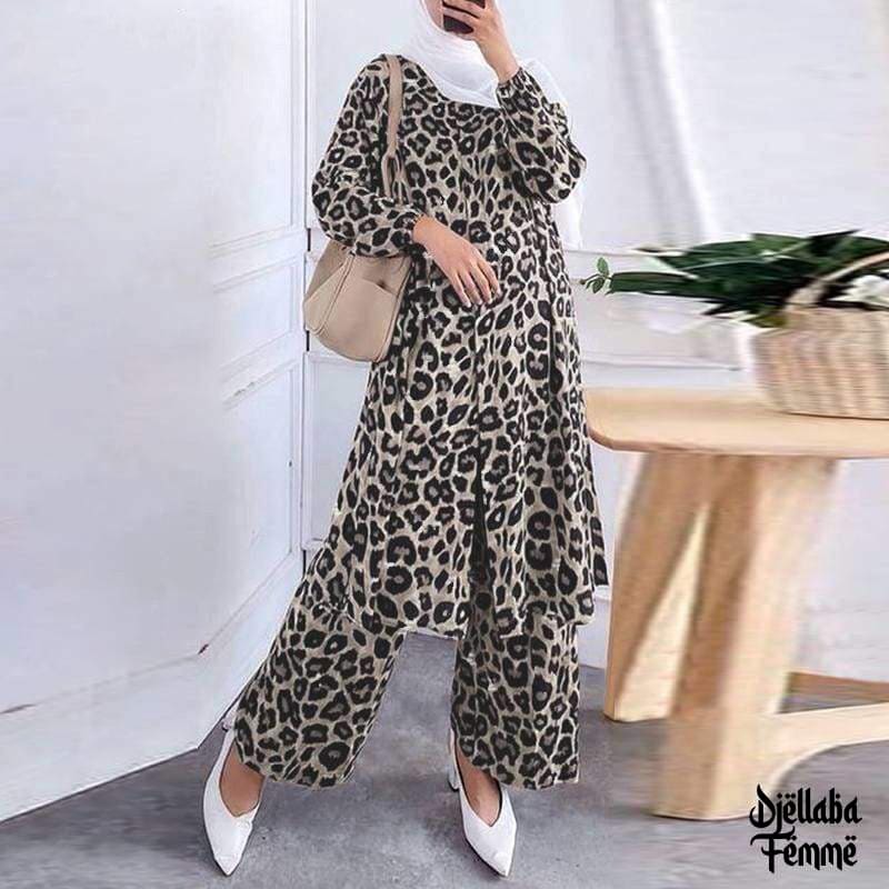 Jabador femme léopard beige