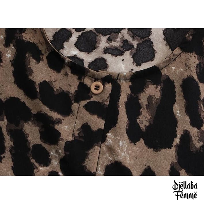 Jabador femme léopard brun