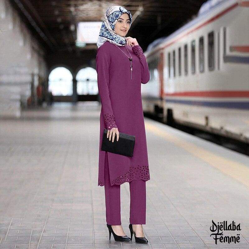 Jabador marocain femme violet
