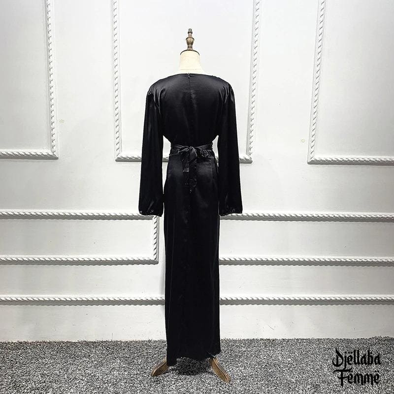 Vêtement femme abaya noir