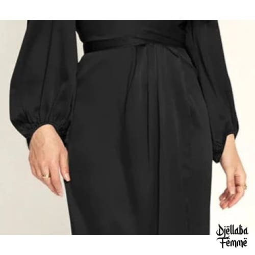 Vêtement femme abaya noir